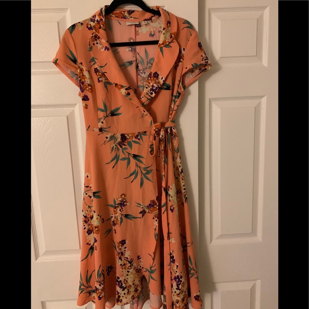 Eva Mendez/ New York and company wrap dress